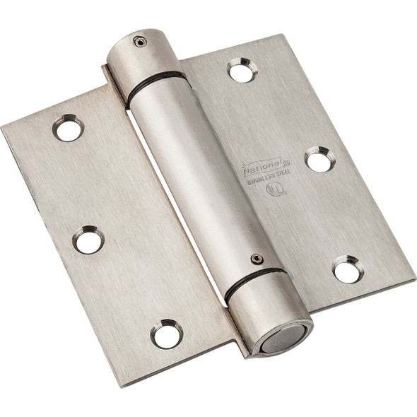 National Hardware 3-1/2 In. Stainless Steel Spring Hinge N350-785
