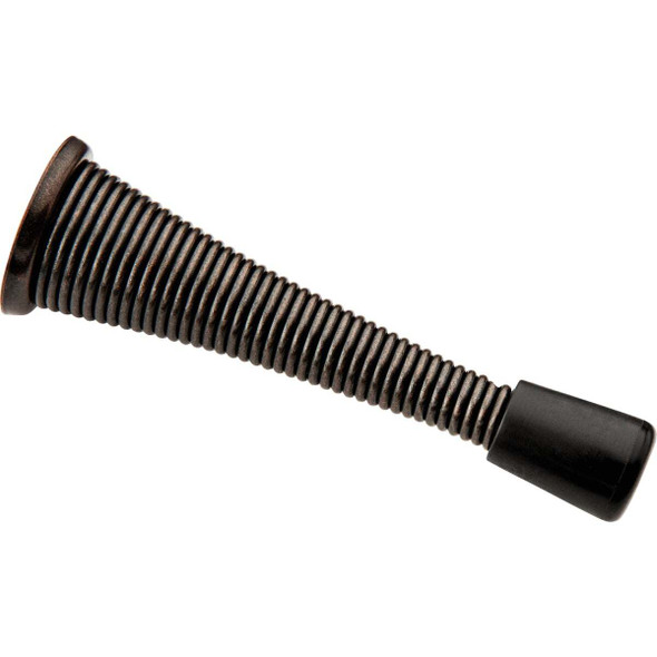 National Hardware 3 In. Oil Rubbed Bronze Spring Door Stop N830-556