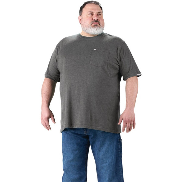 Berne Performance Men's 3XL Tall Slate Short Sleeve Pocket T-Shirt BSM38SLAT560 713055