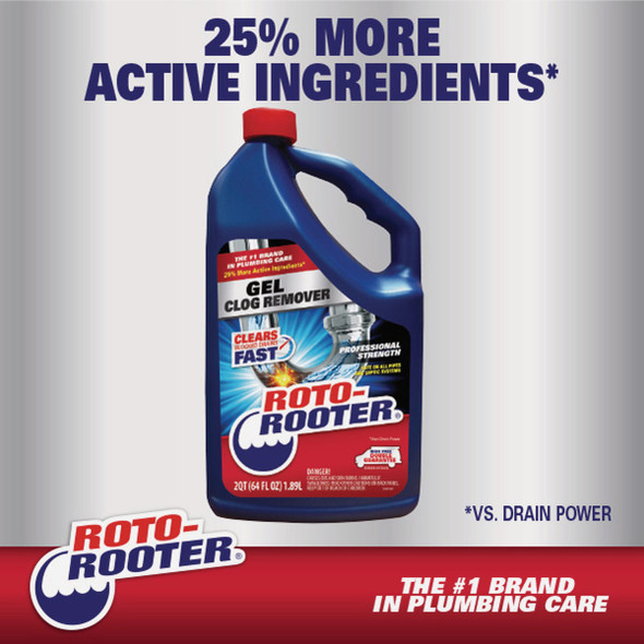 Roto-Rooter 128 Oz. Gel Clog Remover 351399 424713