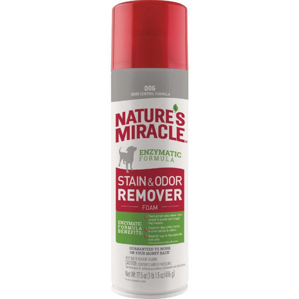 Nature's Miracle 17.5 Oz. Foam Dog Stain & Odor Remover P-68340
