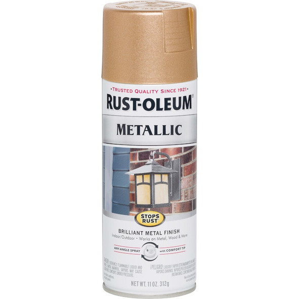 Rust-Oleum Stops Rust 11 Oz. Vintage Metallic Spray Paint, Rose Gold 286564 785714