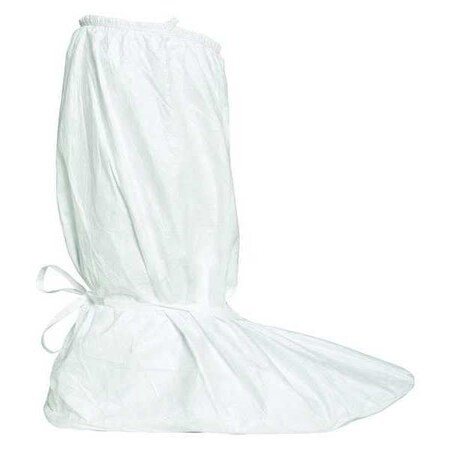 Disposable Boot Covers, Tyvek(R) IsoClean(R), White, Slip Resistant Sole: Yes ,M