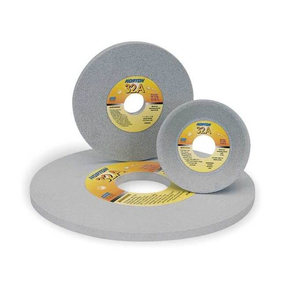 Norton Abrasives Grinding Wheel, T1, 7x1/2x1-1/4, AO, 46G, PK5 66252940865