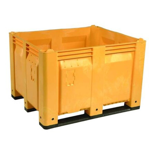 Decade Products Bulk Container, 48 in L, 40 in W, Yellow M011000-101