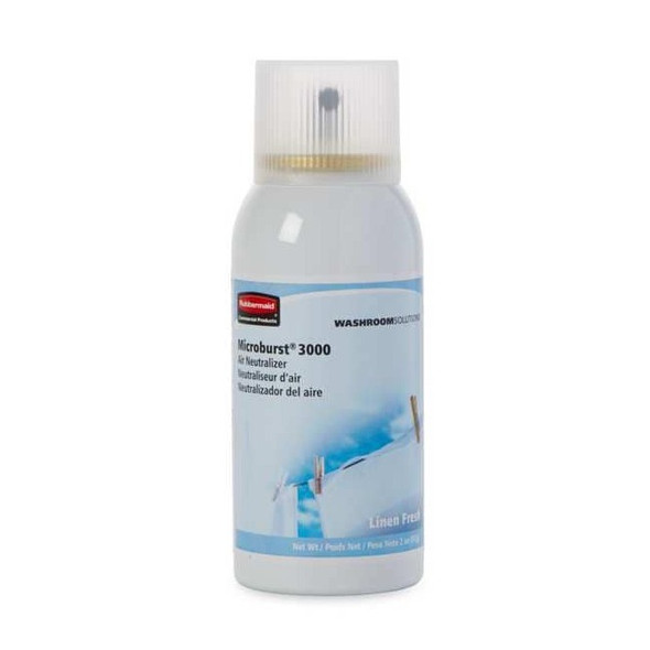 Rubbermaid Commercial Air Freshener Refill,168 day,Linen,PK12 FG4012551