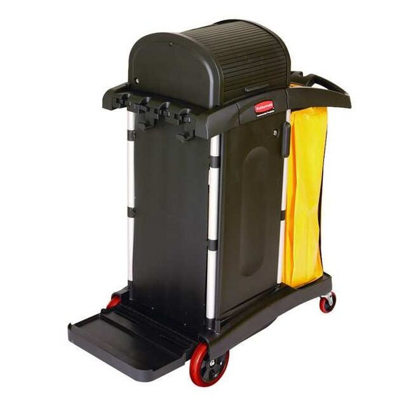 Rubbermaid Commercial 22"W 7.25 cu. ft. Janitor Cleaning Cart FG9T7500BLA