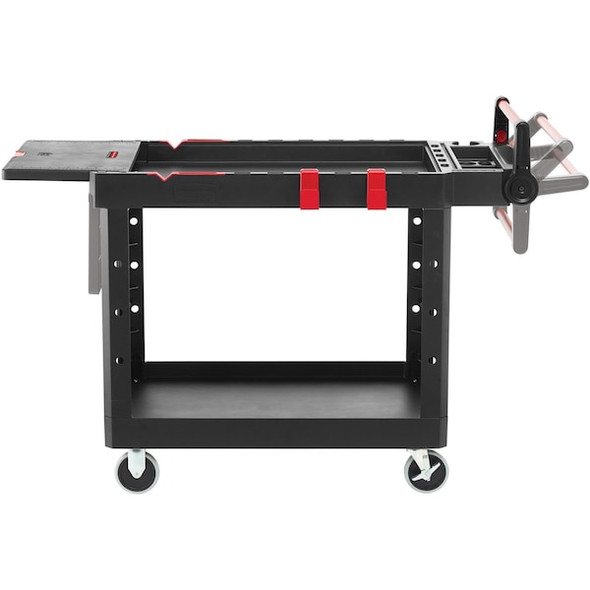 Rubbermaid Commercial Utility Cart,500 lb. Load Cap.,Black 1997208 Rubbermaid Commercial Utility Cart,500 lb. Load Cap.,Black 1997208