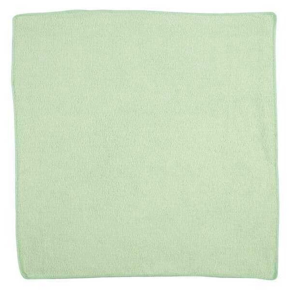 Rubbermaid Commercial Microfiber Cloth Wipe 16" x 16", Green, 24PK 1820582