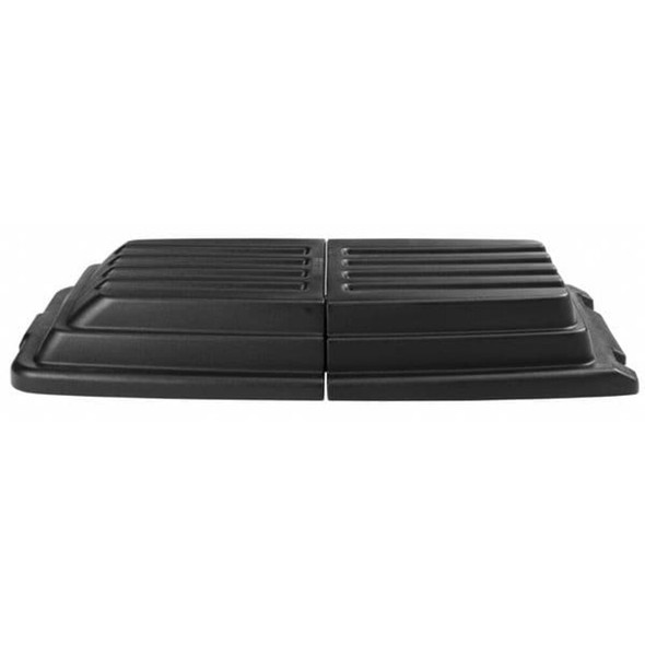 Rubbermaid Commercial HingedTrckLid,66-7-8in,34-1-2in,Blk,MDPE FG9T2300BLA