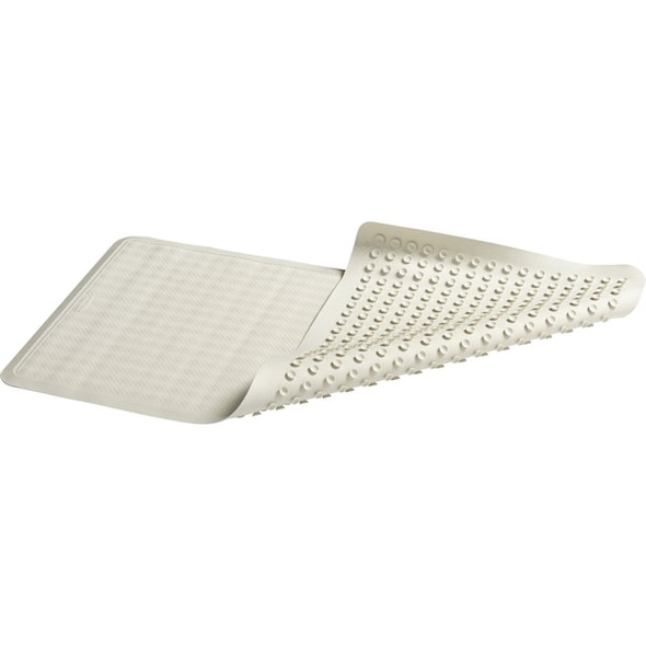 Rubbermaid Commercial Bath Mat,28 in L,White 1982726 Rubbermaid Commercial Bath Mat,28 in L,White 1982726