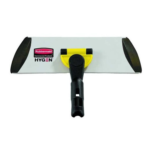 Rubbermaid Commercial 10" Pad Holder, Gray, Yellow, Aluminum FGQ55000YL00