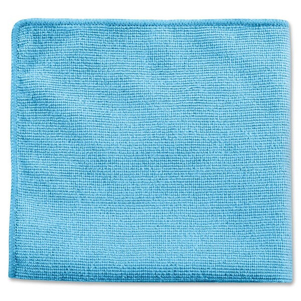 Rubbermaid Commercial Microfiber Cloth Wipe 12" x 12", Blue, 24PK 1820579