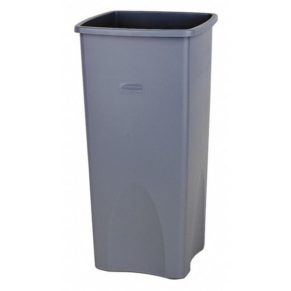Untouchable(R) 23 gal Trash Can Lid, Swing Beige, Resin, 1 Openings 16 in W-Dia  FG268988BEIG