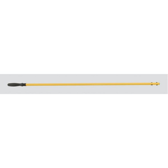 58 in Push-In Dust Mop Handle, Yellow, Aluminum  FGQ75000YL00