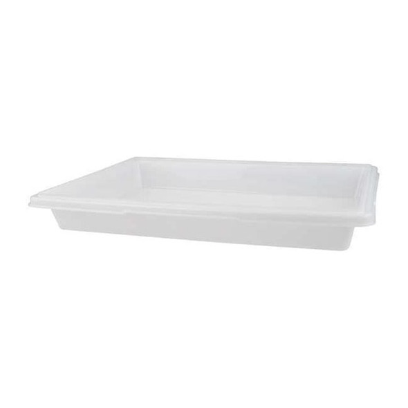 Rubbermaid Commercial Food Box Food/Tote Box, White, Polyethylene FG350600WHT
