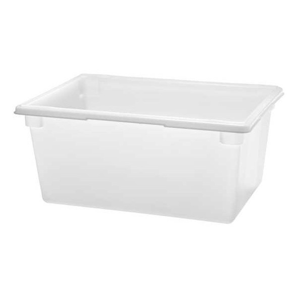 Rubbermaid Commercial Food Box Food/Tote Box, White, Polyethylene FG352800WHT