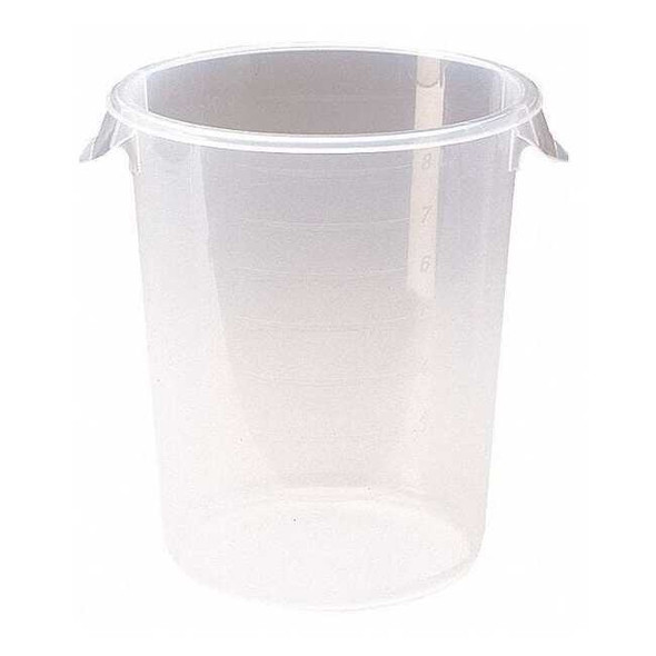 Rubbermaid Commercial Round Storage Container, 18 qt. FG572724CLR