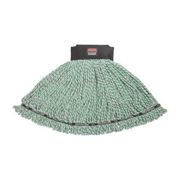 Rubbermaid Commercial Wet Mop,Green,Microfiber 1924815