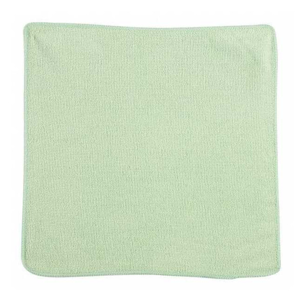 Rubbermaid Commercial Microfiber Cloth Wipe 12" x 12", Green, 24PK 1820578