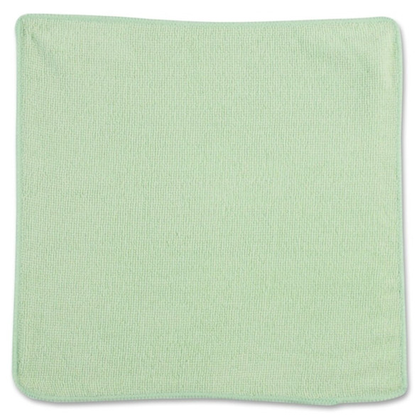 Rubbermaid Commercial Microfiber Cloth Wipe 12" x 12", Green, 24PK 1820578