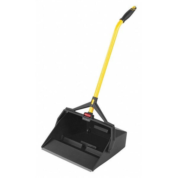 Rubbermaid Commercial Dust Pan,Plastic,17" W,30" L Handle 2018806