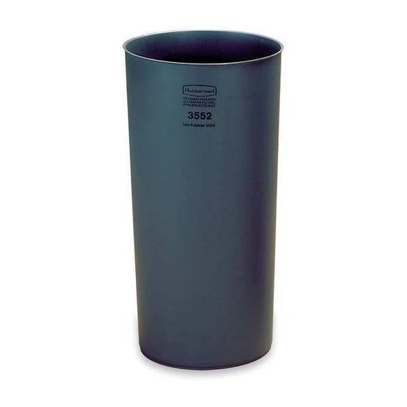 Rubbermaid Commercial 22 gal Rigid Liners, 15 1/4 in x 30 in, Gray FG355200GRAY
