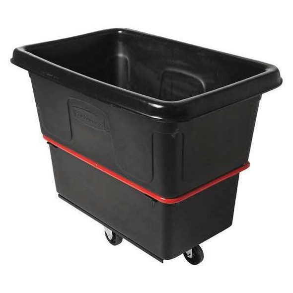 Rubbermaid Commercial Utility Truck,5/16cu yd.,700lb Cap,Black FG470800BLA