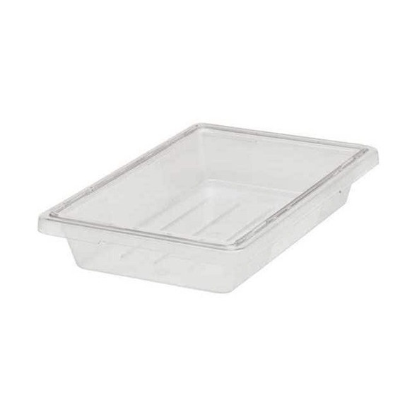 Rubbermaid Commercial Food/Tote Box,20 qt. FG330400CLR