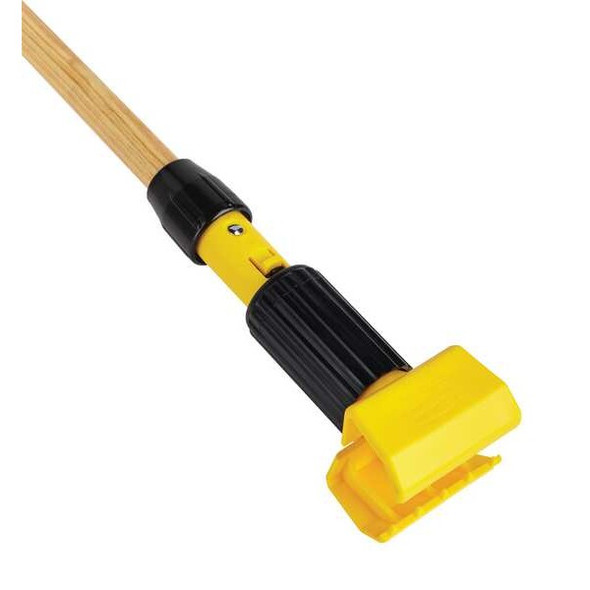Rubbermaid Commercial 60 in Clamp-On Wet Mop Handle, Wood FGH216000000