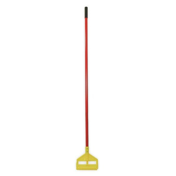 Rubbermaid Commercial 60" Slide On Wet Mop Handle, Red, Fiberglass FGH14600RD00