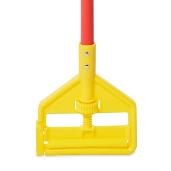 60 in Slide-On Wet Mop Handle, Invader Series, Red, Fiberglass  FGH14600RD00
