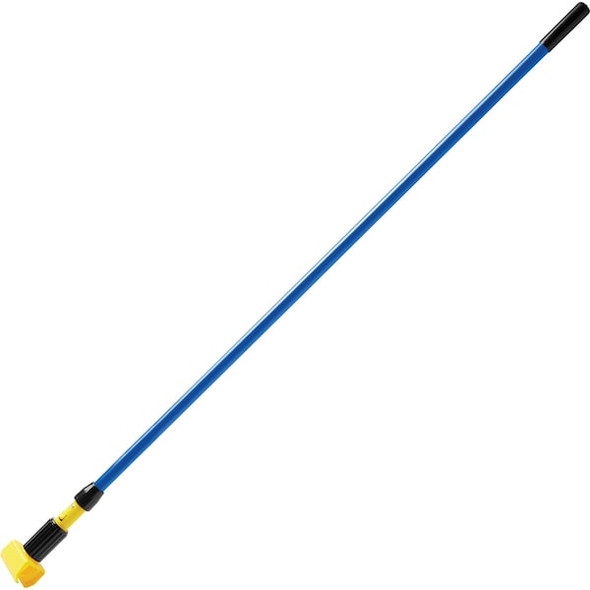 Rubbermaid Commercial 60" Clamp On Wet Mop Handle, Blue, Fiberglass FGH24600BL00