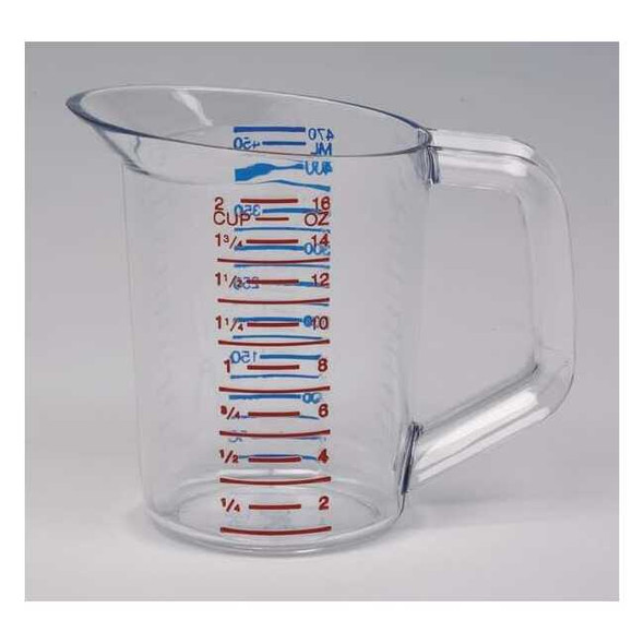 Rubbermaid Commercial Polycarbonate Measuring Cup,1 Pint FG321500CLR