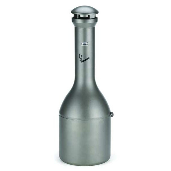 Infinity Cigarette Receptacle, 4-3/32 gal., Pewter