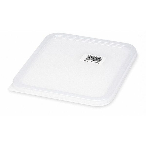 Rubbermaid Commercial Food Storage Container Lid,11.56" L FG652300WHT