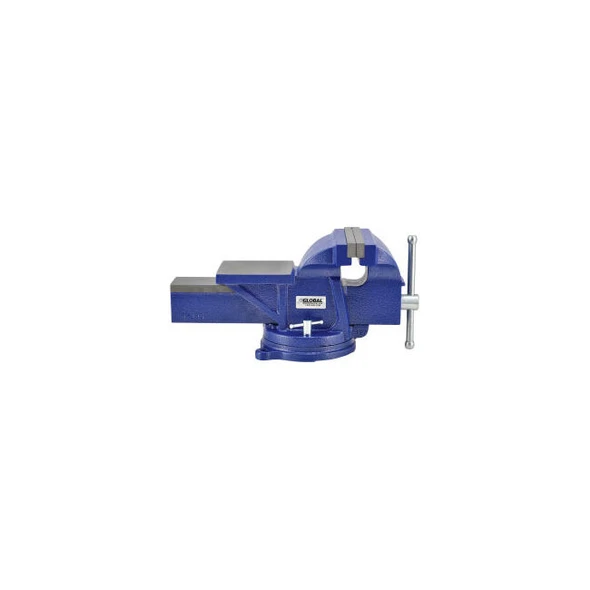 Global Industrial 8"" Jaw Width General Purpose Bench Vise w/ Swivel Base