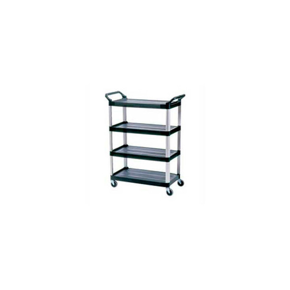 Rubbermaid Xtra Service Cart w/4 Shelves 300 lb. Capacity 40-3/5""L x 20""W x 51