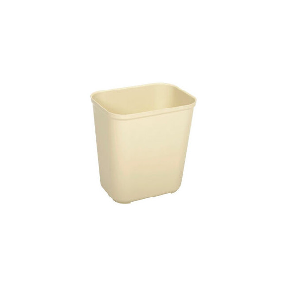 Rubbermaid Fire Resistant Fiberglass Wastebasket 7 Gallon Beige
