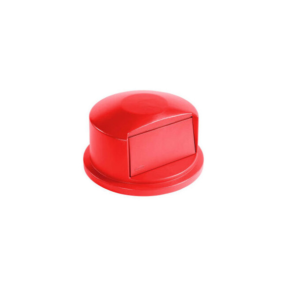 Dome Lid For 44 Gallon Round Trash Container - Red