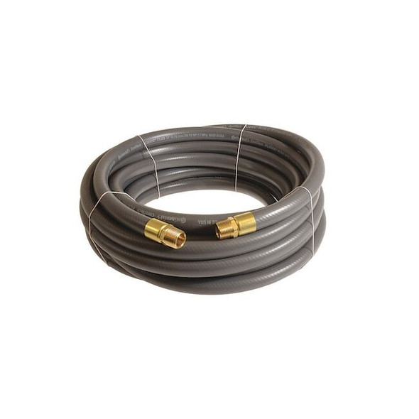 1" x 25 ft PVC Coupled Multipurpose Air Hose 250 psi GY