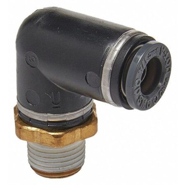 Sur&r Male Elbow,Compression Type,Brass,PK2 ABE220