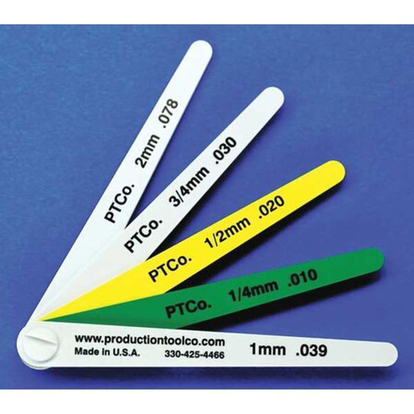 Assembly Tool Feeler Gauge,0.177 In Thick,4 In L Blade L - 5