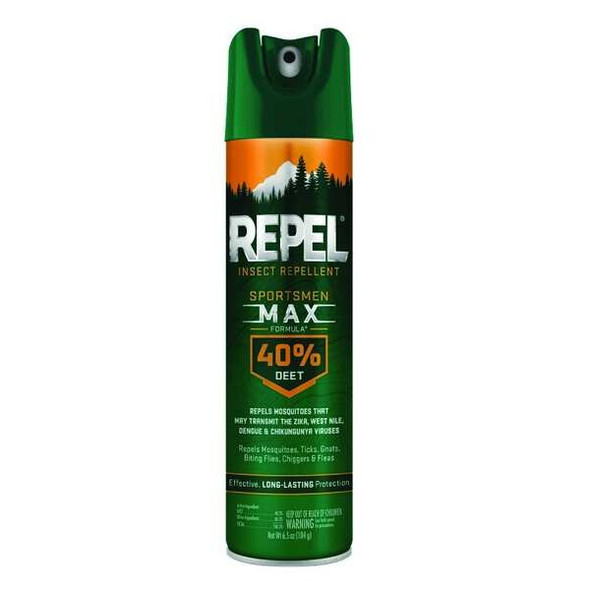 6.5 oz Aerosol Insect Repellent, 40% DEET Concentration, Outdoor Use
