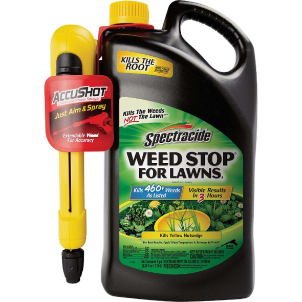 Spectracide Weed Stop for Lawns 1 Gal. Ready To Use AccuShot Sprayer Weed Killer
