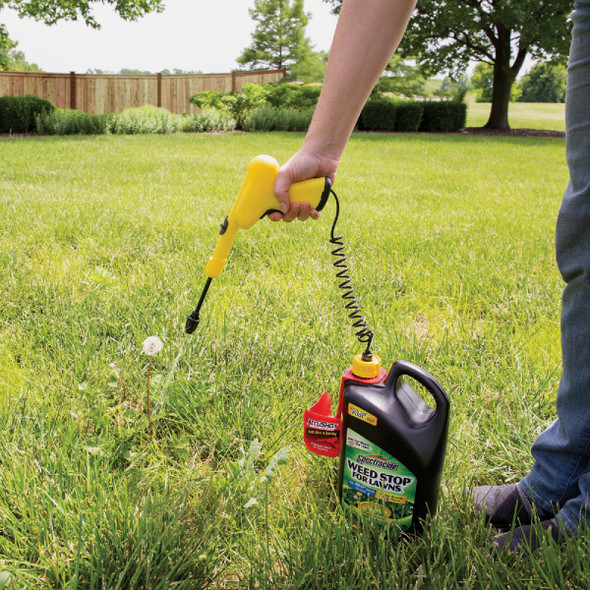 Spectracide Weed Stop for Lawns 1 Gal. Ready To Use AccuShot Sprayer Weed Killer HG-96546 745247