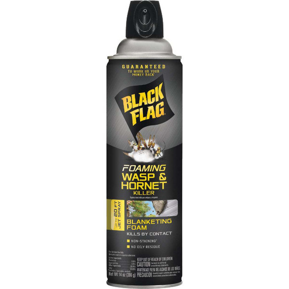 Black Flag 14 Oz. Foaming Aerosol Spray Wasp & Hornet Killer HG-11089