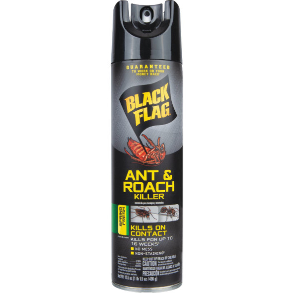 Black Flag 17-1/2 Oz. Spring Fresh Aerosol Spray Ant & Roach Killer HG-11033