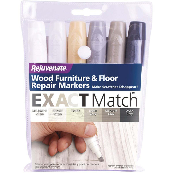 Exact Match 6pk White & Gray Marker HG-R60143