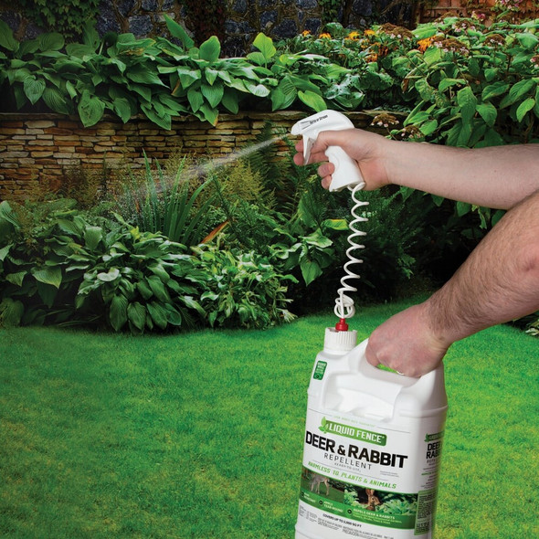 Liquid Fence 1 Gal. Ready To Use Deer & Rabbit Repellent HG-70109 706520